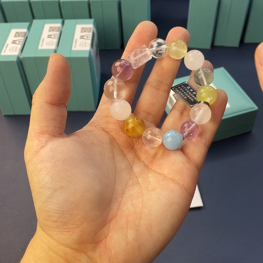 银S925镶嵌手链水晶