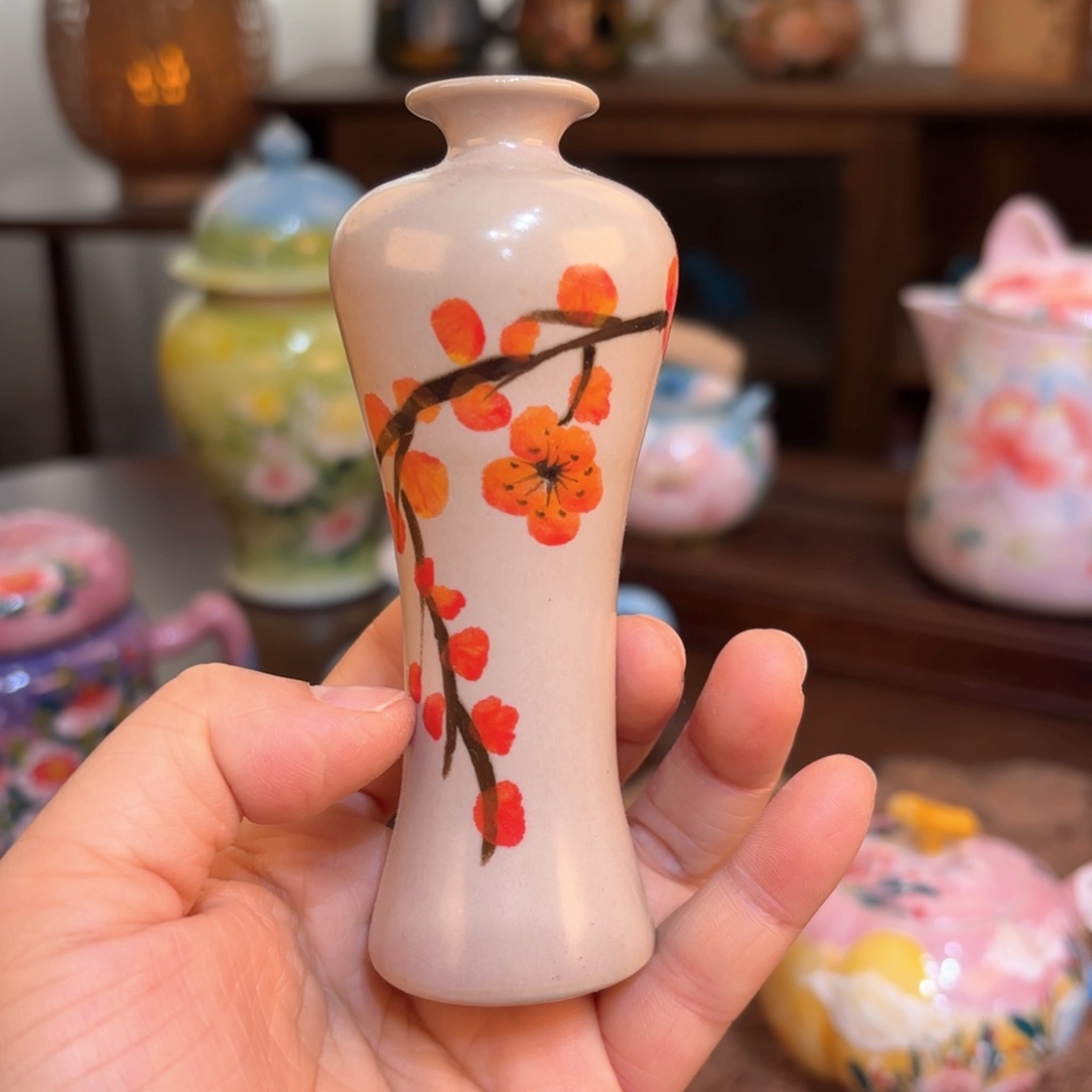 景德镇手绘高温釉下彩陶瓷茶具