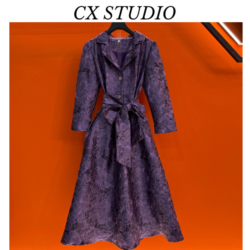 YC编码12 经典收腰轻奢时尚连衣裙（定制女装）CX222