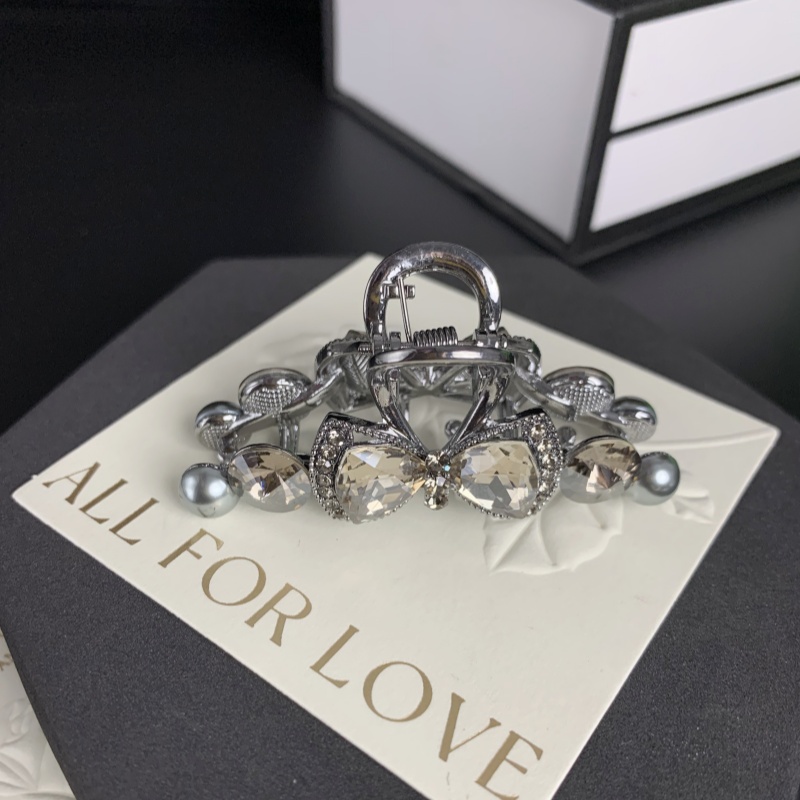 K426【金闪闪】6厘米蝴蝶结抓夹