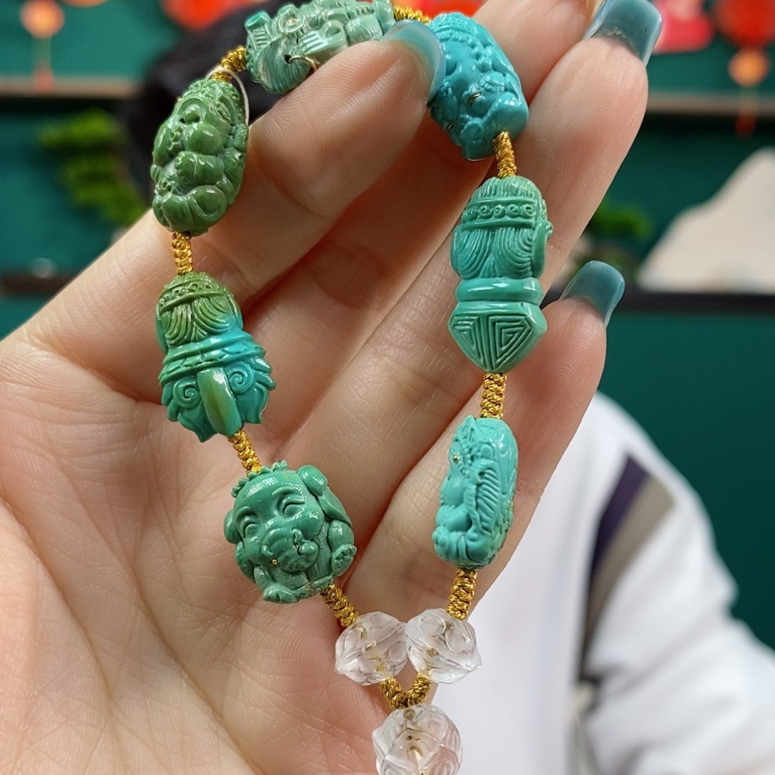 绿松石珠宝奇石未镶嵌