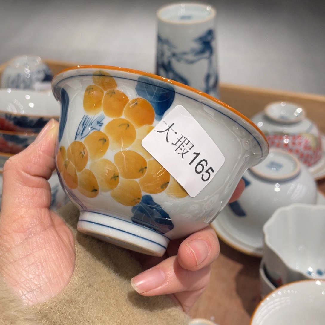 有瑕釉下彩纯手绘