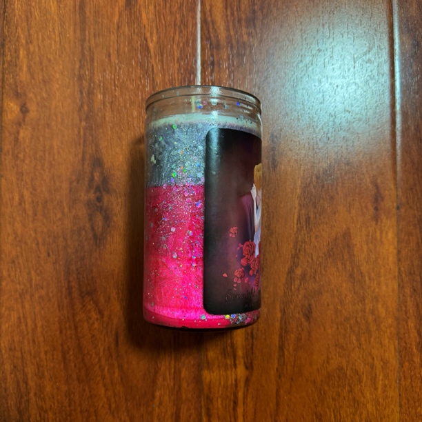 巨霸三色固固涩羽蜡烛