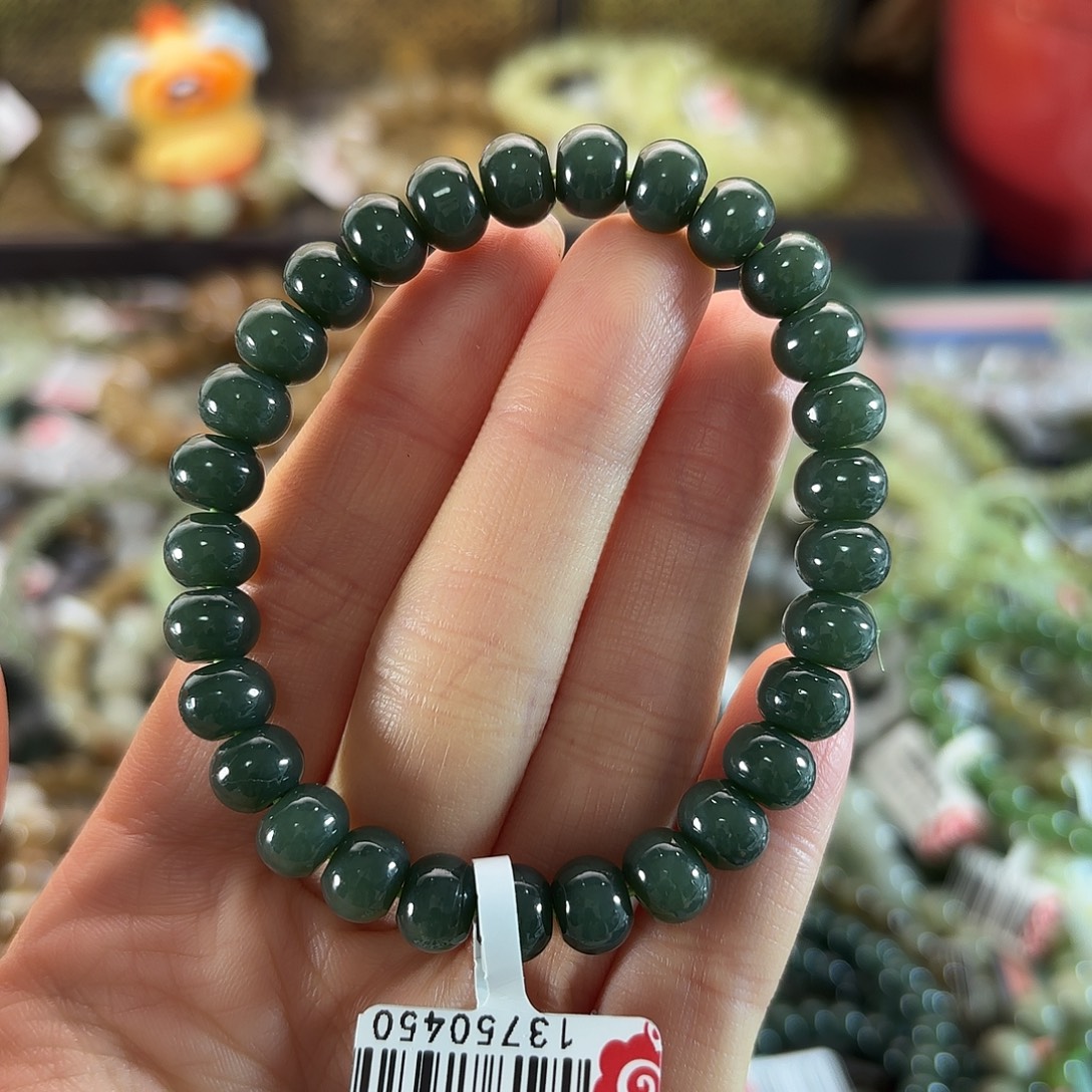 和田玉未镶嵌手链279