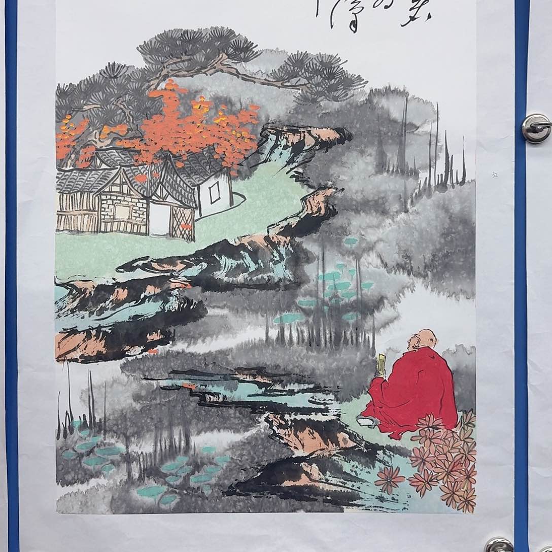 国画多次参加国内外大型