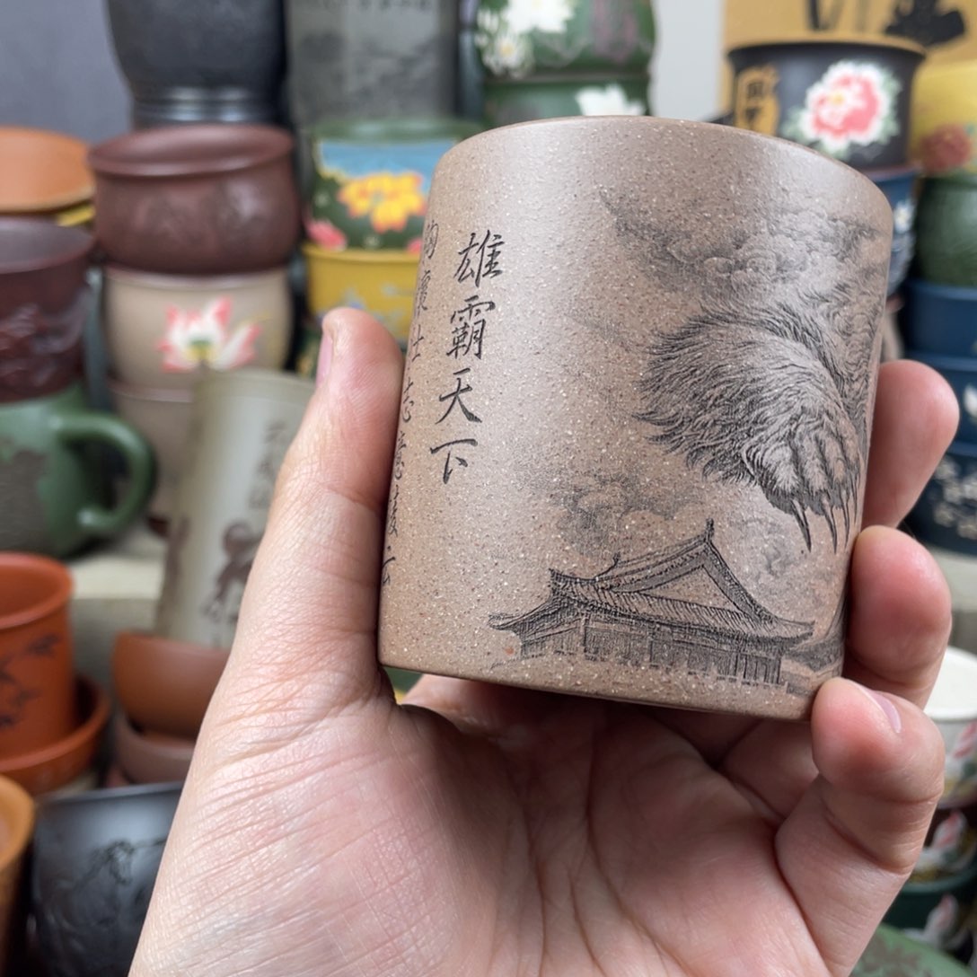 紫砂茶杯紫砂茶杯