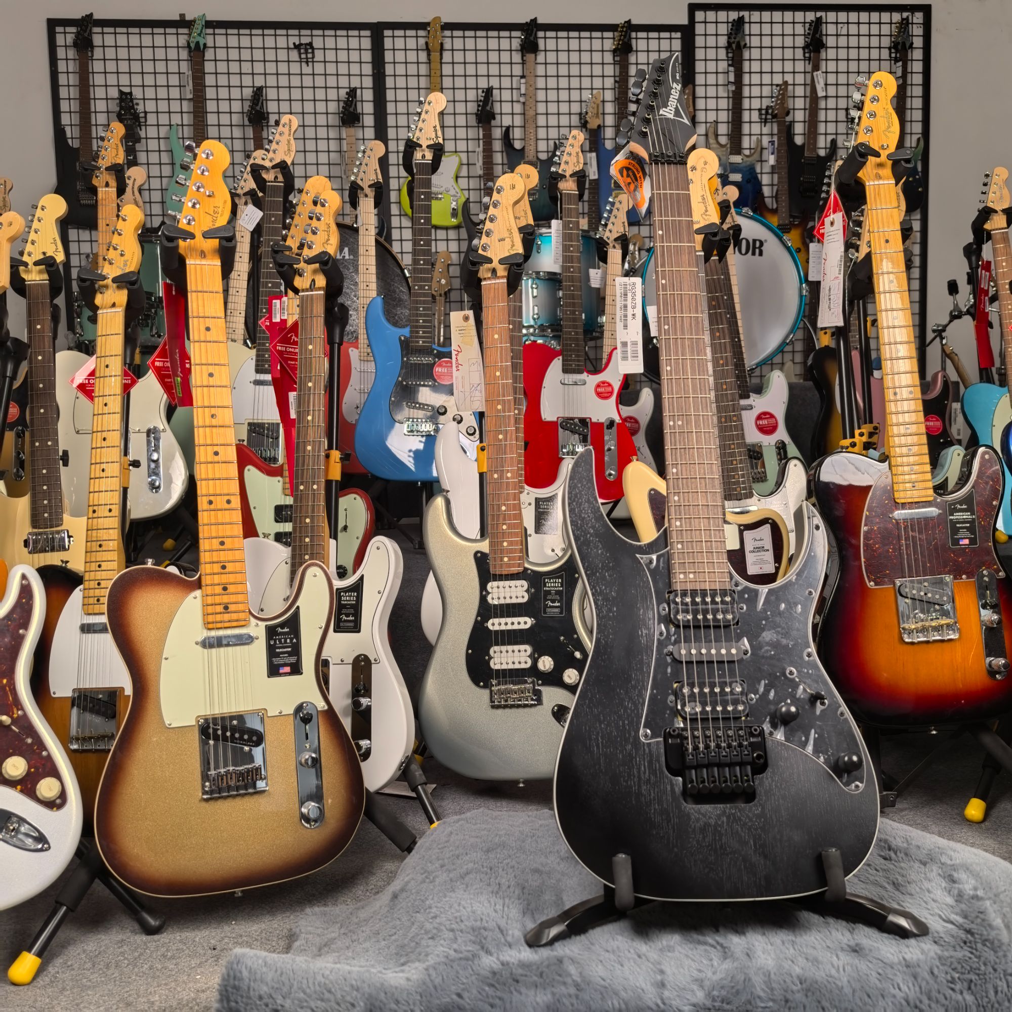 特价琴Ibanez依班娜RG350ZB-WK电吉他双单双哑光黑色大双摇电吉他