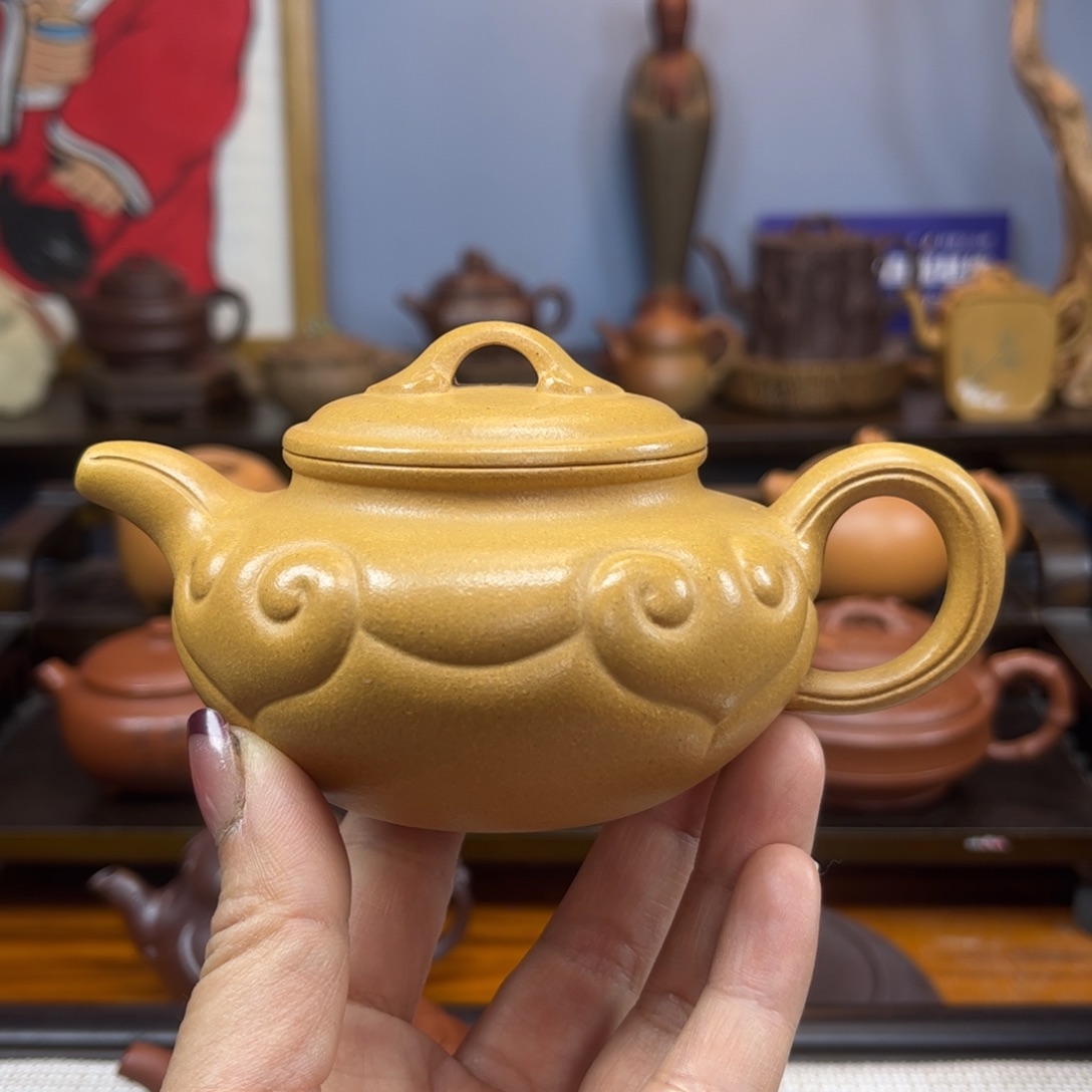 本*明紫砂茶具半手工制作