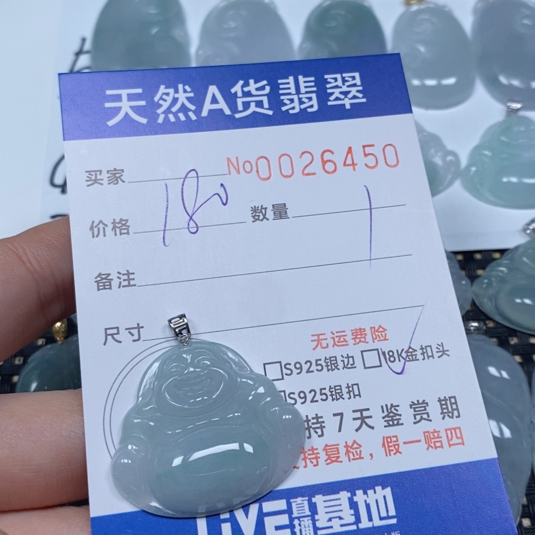 翡翠颈饰未镶嵌天然缅甸翡翠