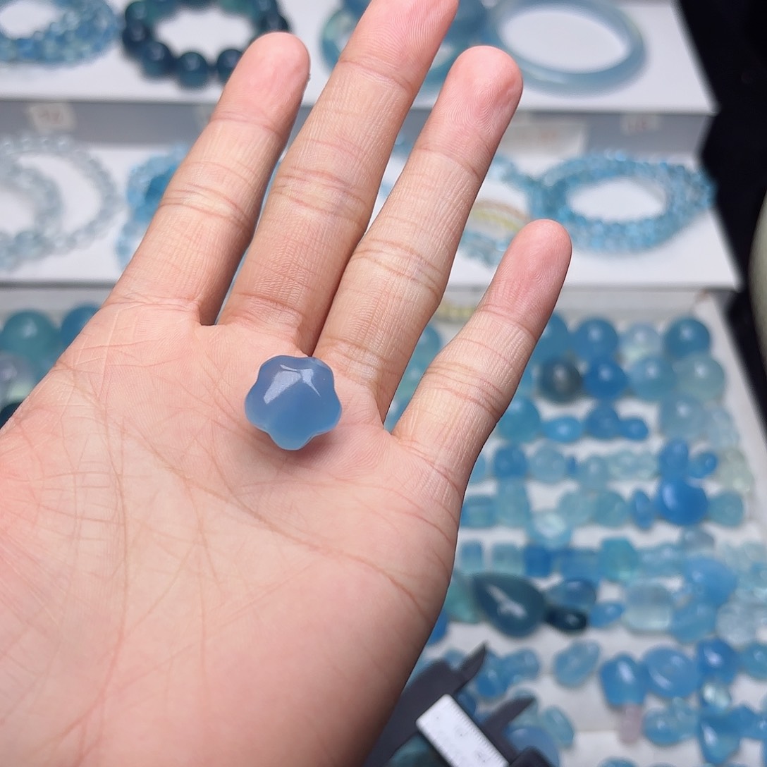 水晶手串未镶嵌白水晶加星星手围16.5