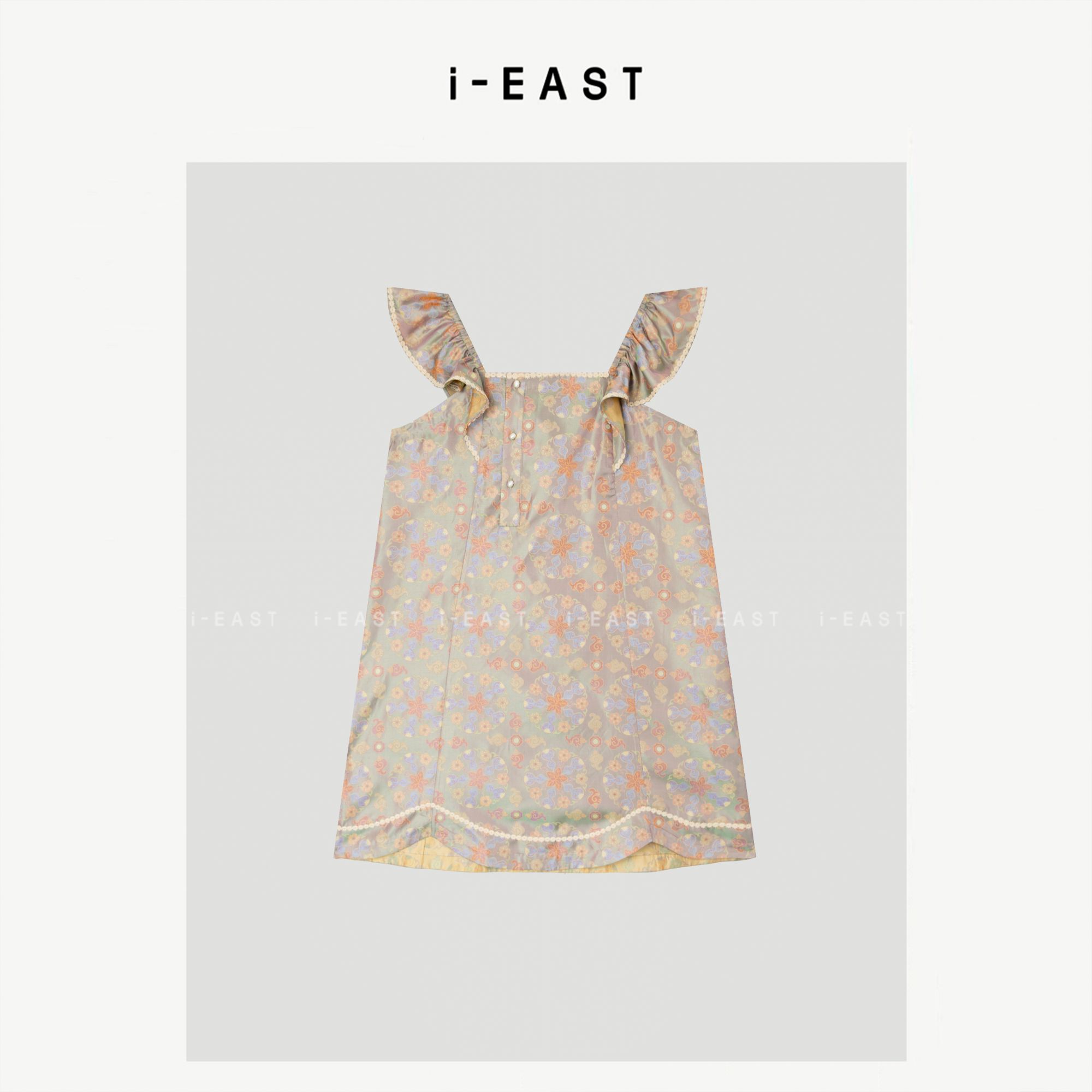 i-EAST QQ 一朵梅花压海棠~新中式葫芦梅花纹样国风-5X GF5722