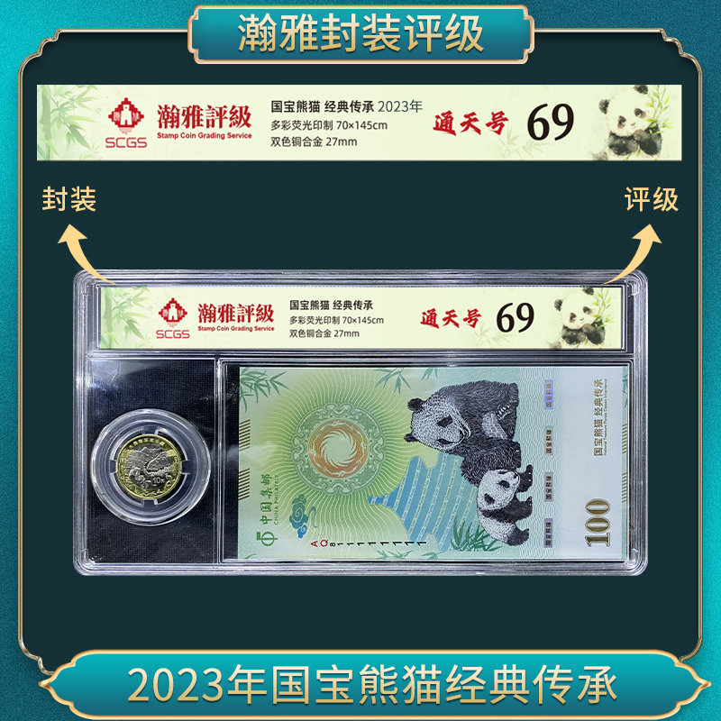 法定货币2023年国宝熊猫经典传承