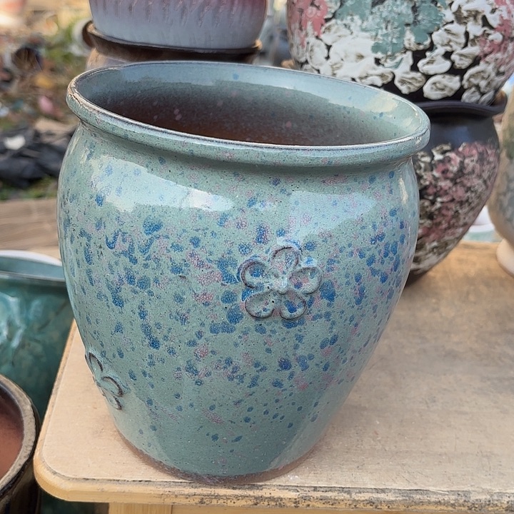 正品紫砂口19高21蓝色2个。。。。。