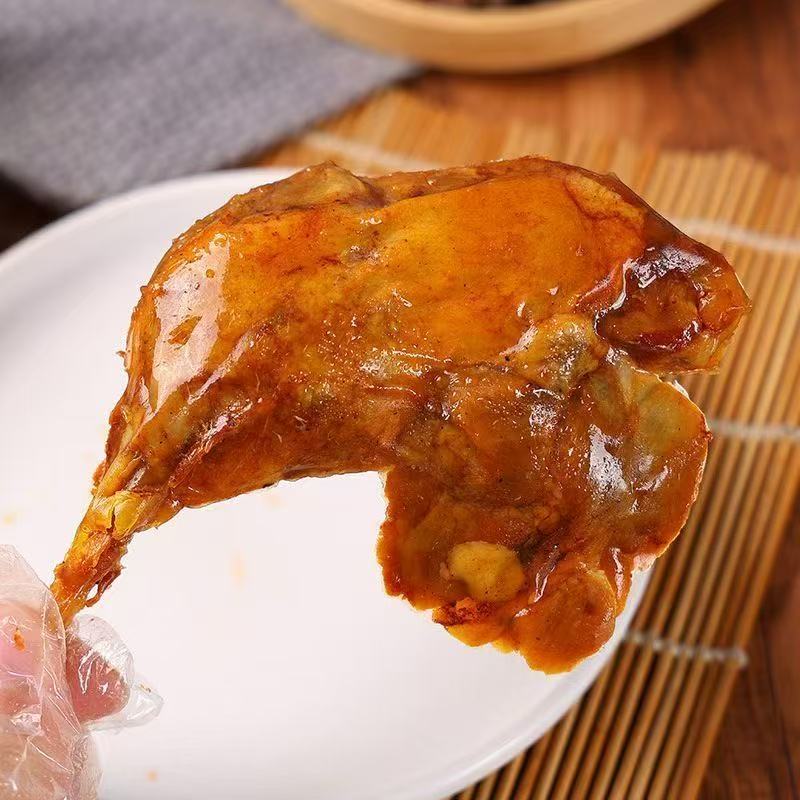 盐焗香酥鸭腿真空熟食即食休闲卤味深夜下酒小零食