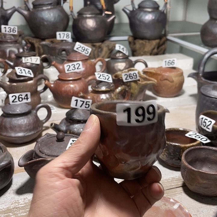 纯手工柴烧茶具精品