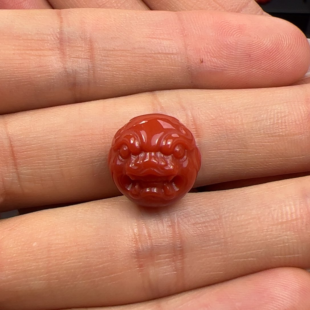 未镶嵌兽珠南红玛瑙
