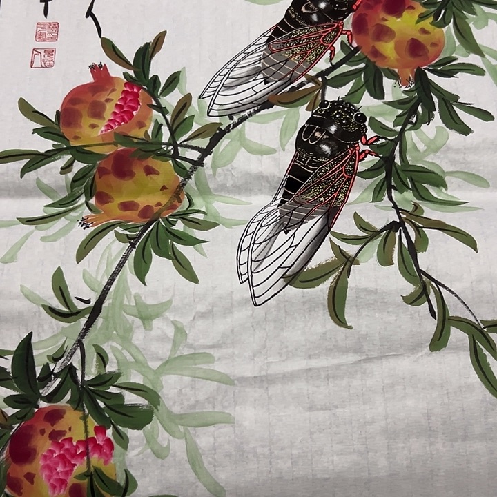 手绘国画作品欣赏