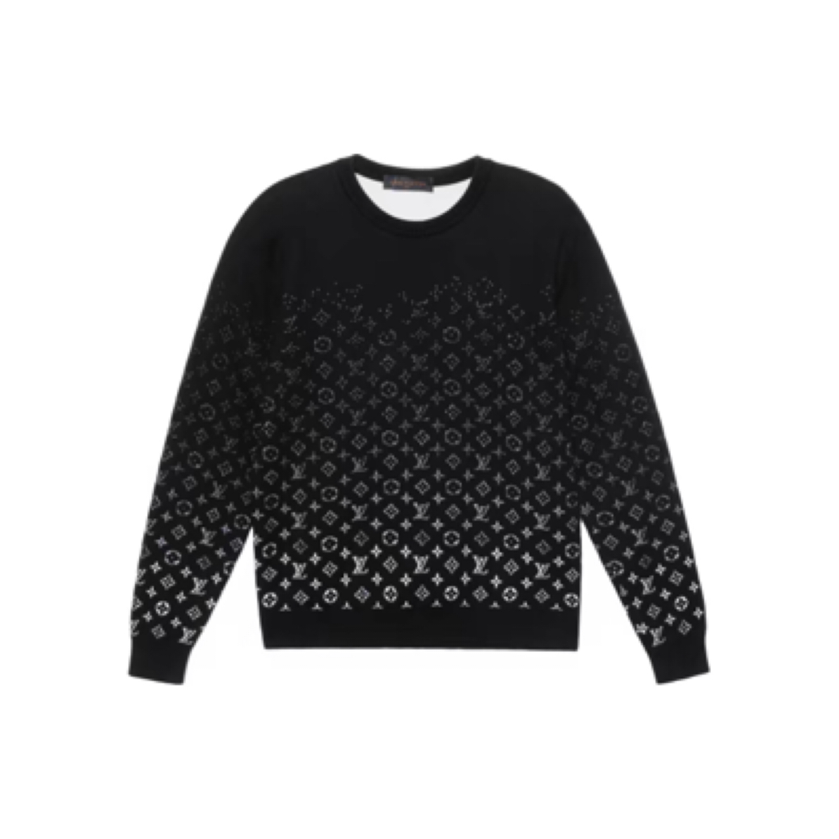 全新未使用 LouisVuitton/路易威登 黑满印下摆卫衣/L XL码/6888