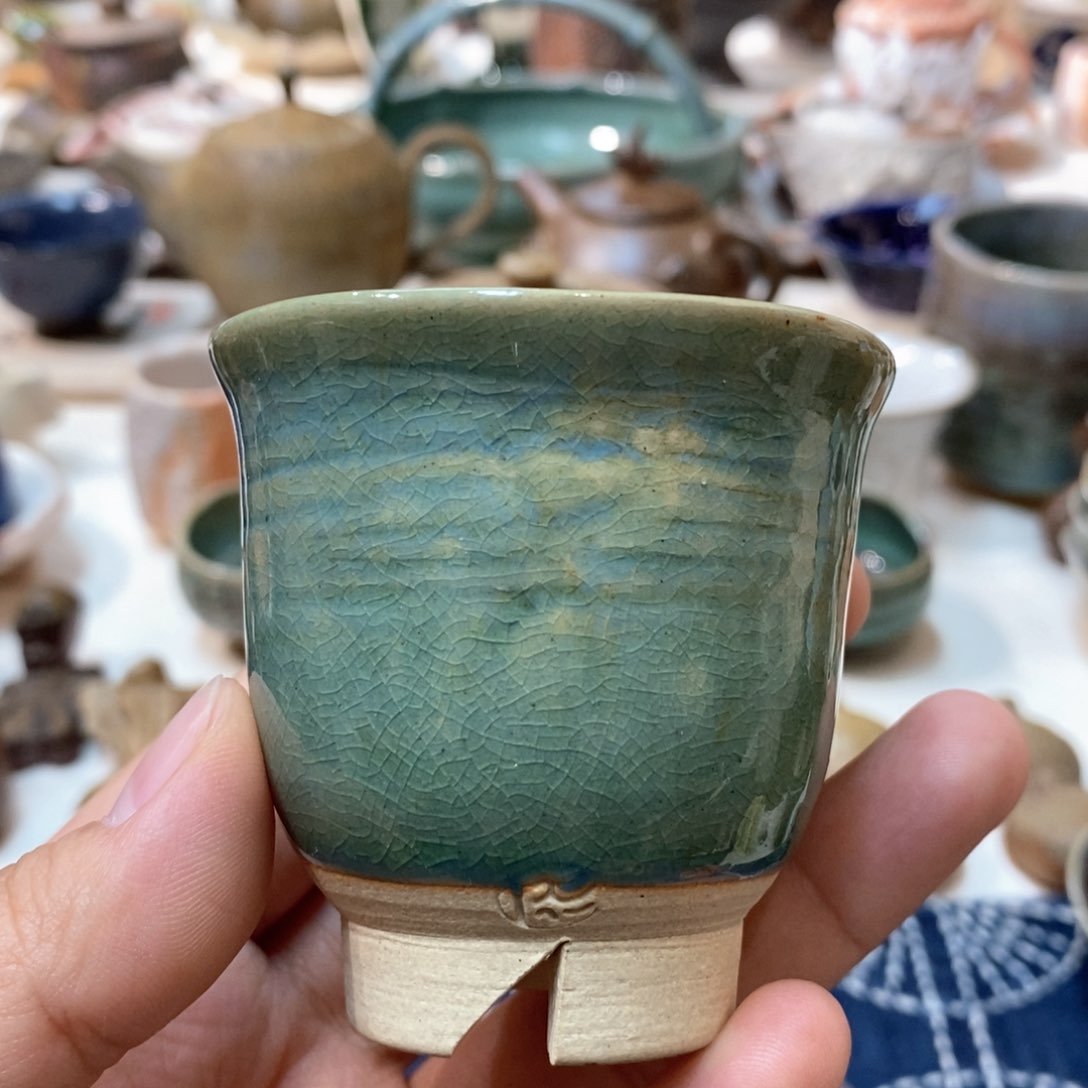 柴烧侘寂粗陶茶具