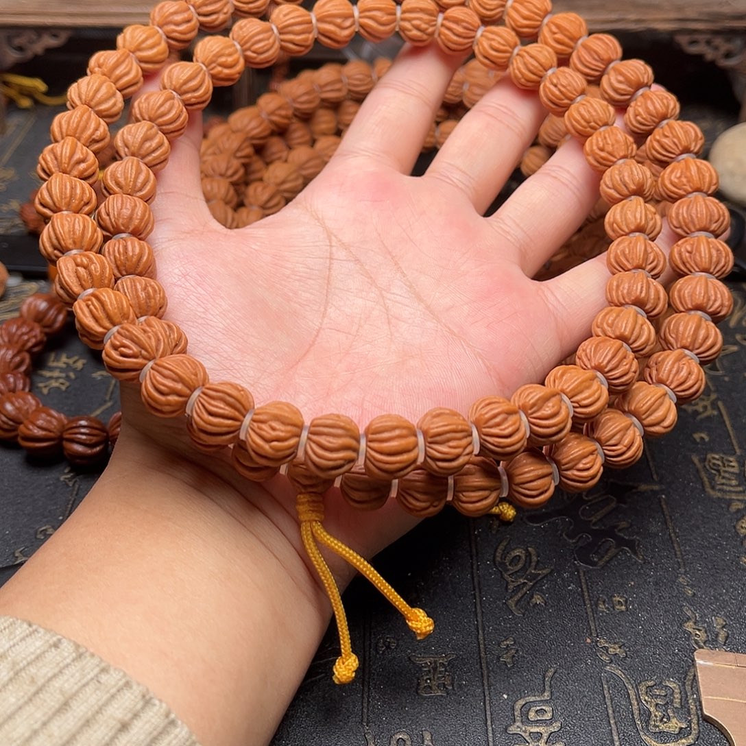 吊坠桃核佛手72薄挂