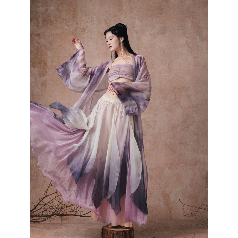 WYZ盖盖【残荷】独家原创设计古风爵士中国舞纱衣纱裙国风舞蹈服