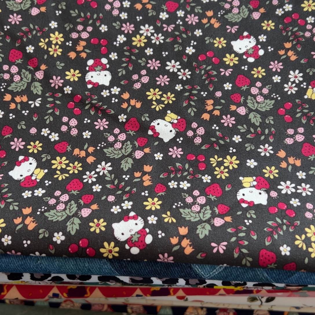 棉一米价纯棉8安帆布1.5米宽果子块