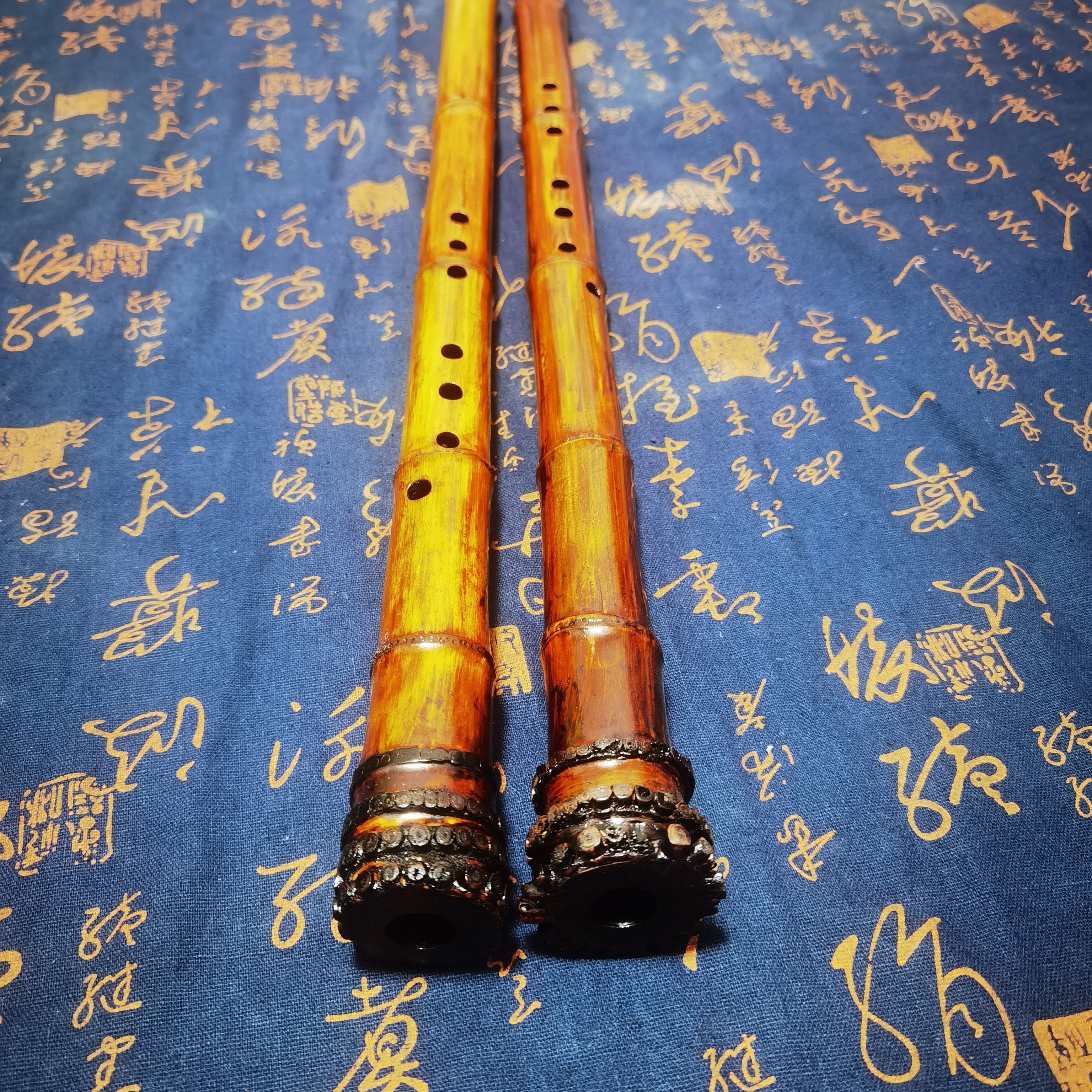 八孔正手台桂大漆南箫