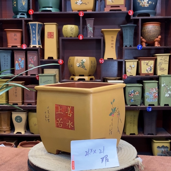 紫砂花盆紫砂花盆