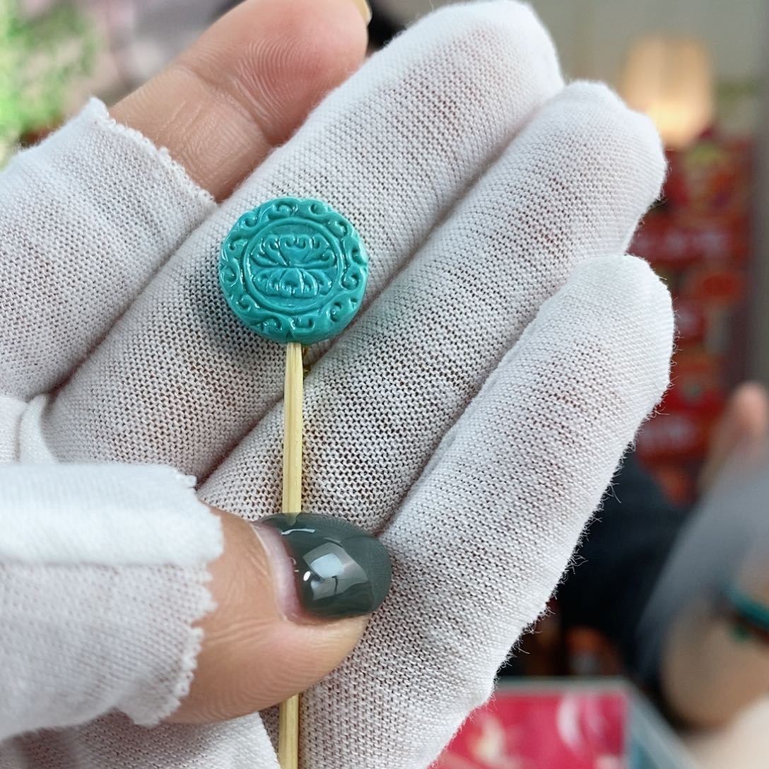 绿松石珠宝奇石未镶嵌