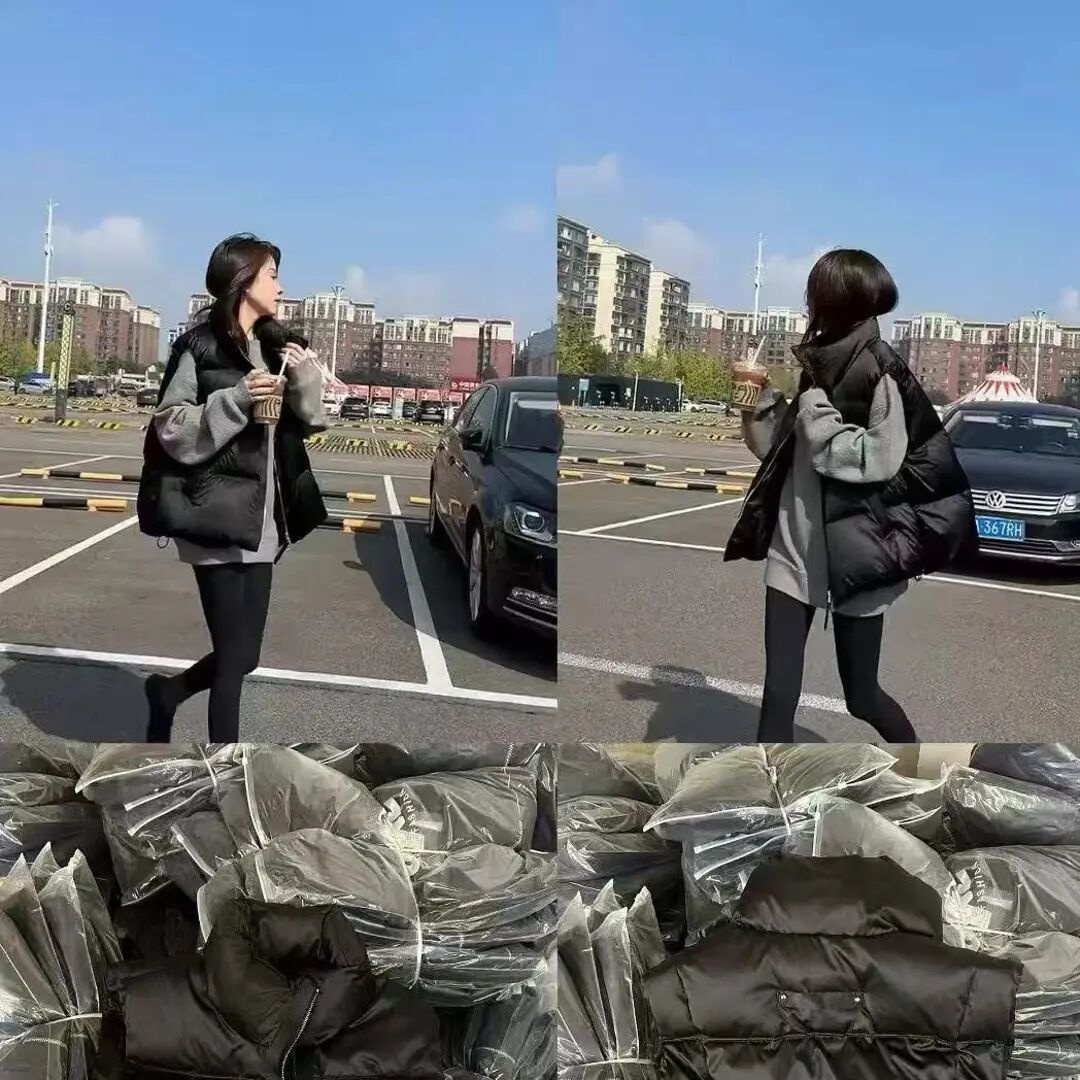 小乔家女冬装欧货后背一条线马甲