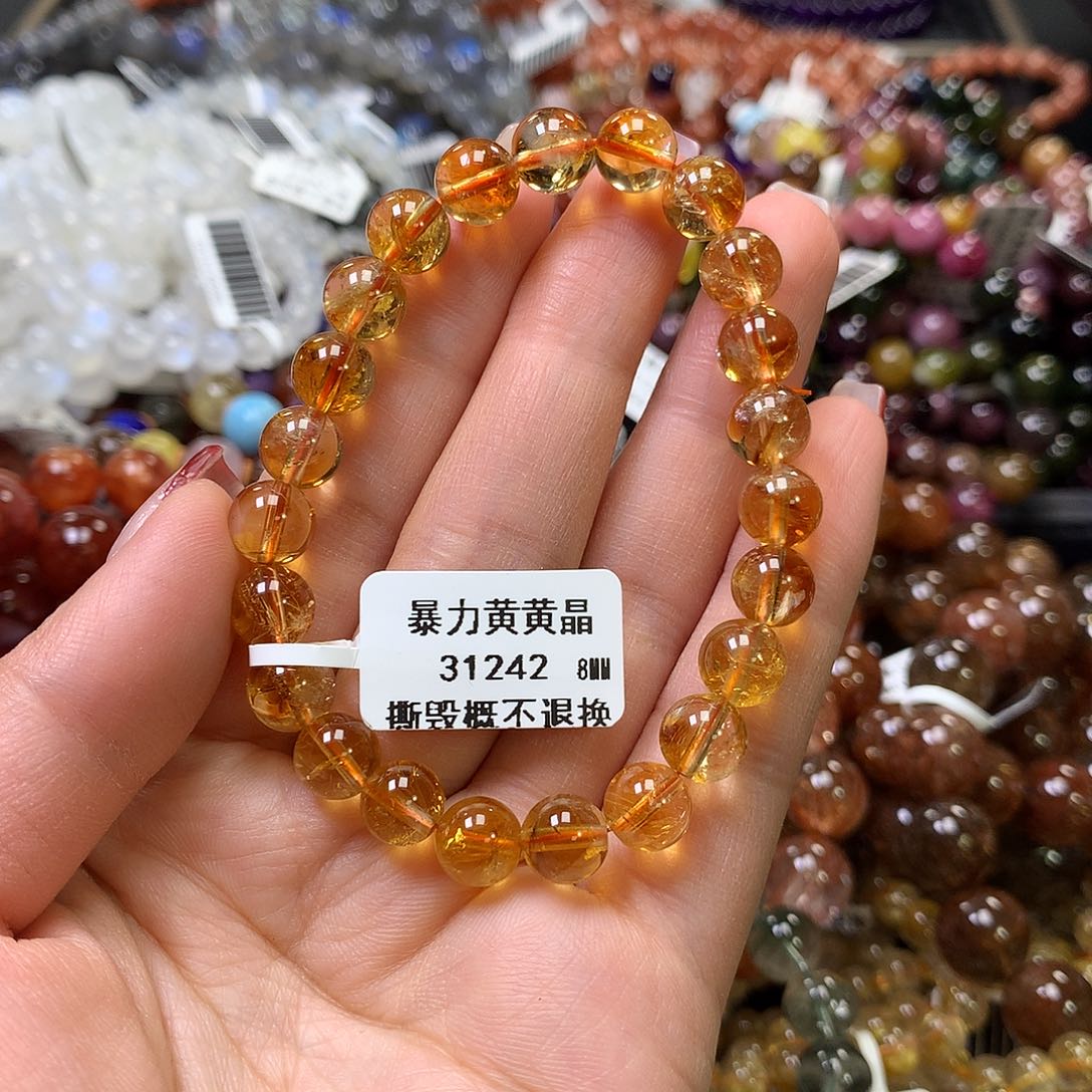 水晶手链未镶嵌，