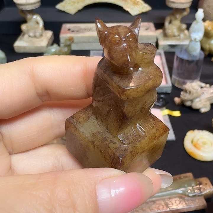 和田玉挂件未镶嵌竹*