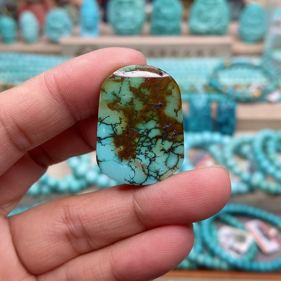 绿松石珠宝奇石未镶嵌