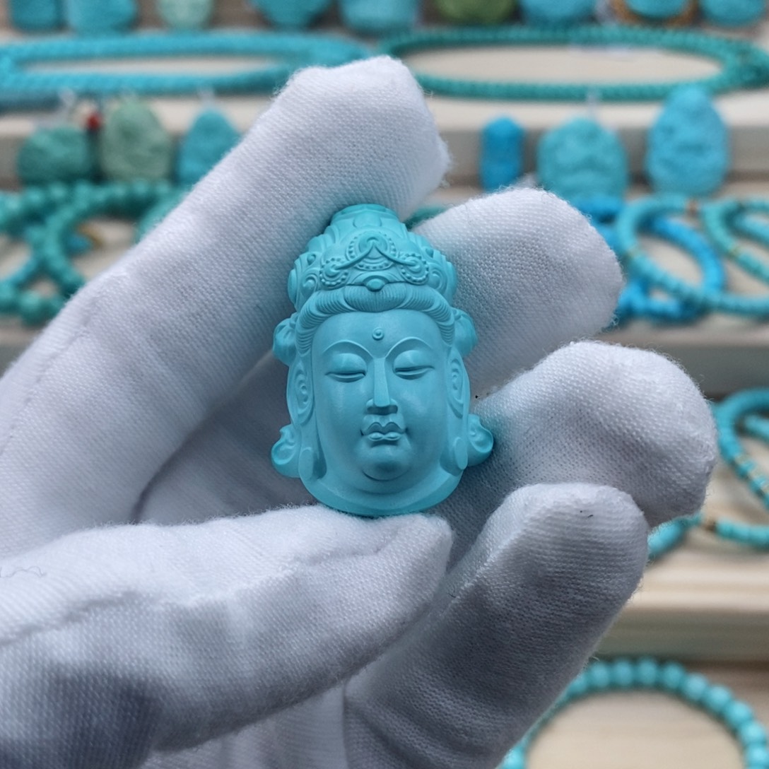 绿松石珠宝奇石未镶嵌