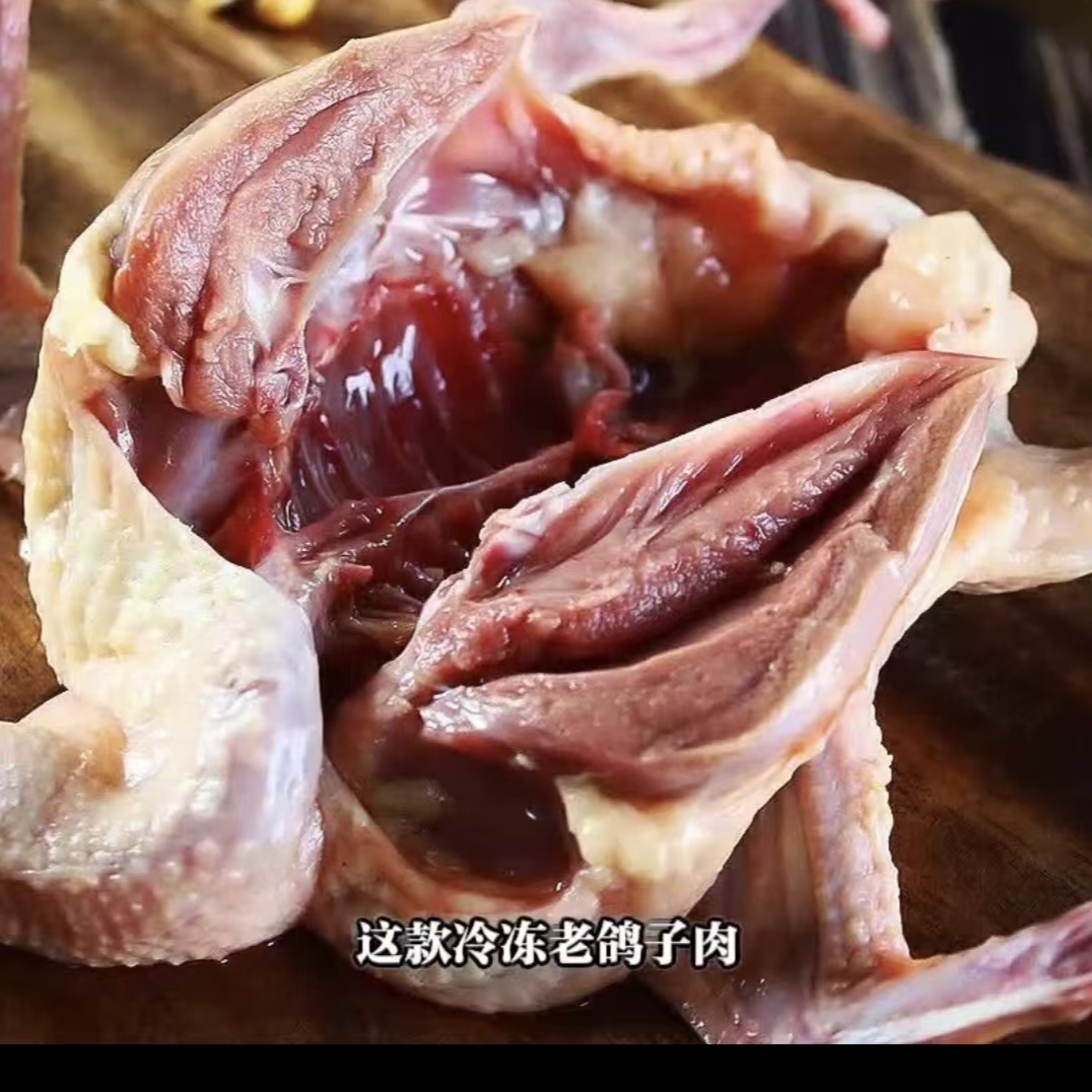 农家放养新鲜鸽子肉以直播间编码为准