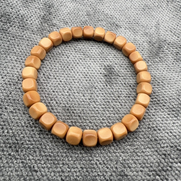 龙脊菩提手串 单圈六方珠7*8mm文玩手串