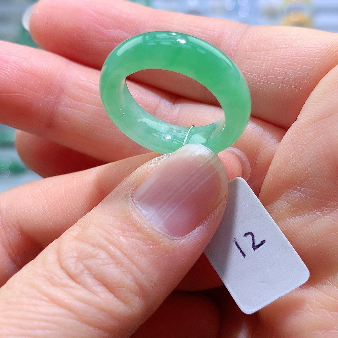 翡翠戒指未镶嵌12号