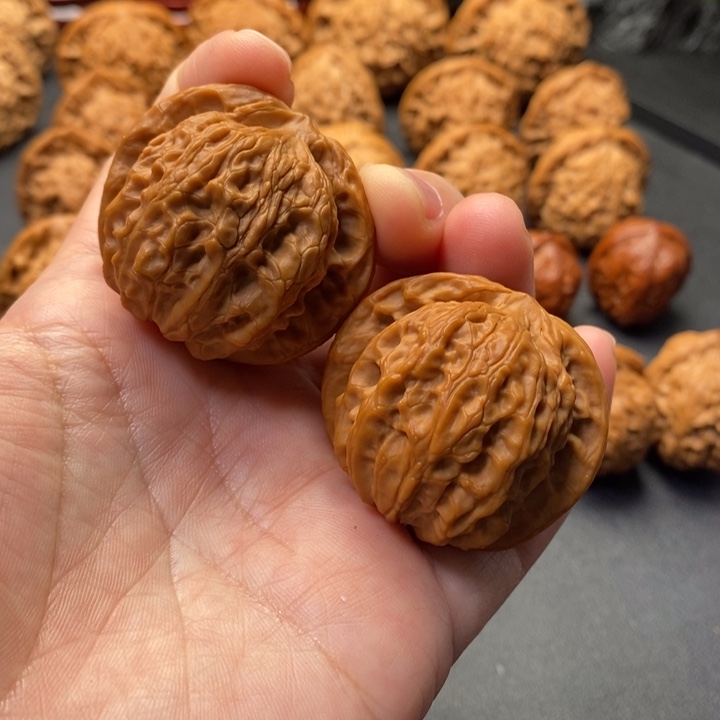 把件文玩核桃40尺平闷狮子头