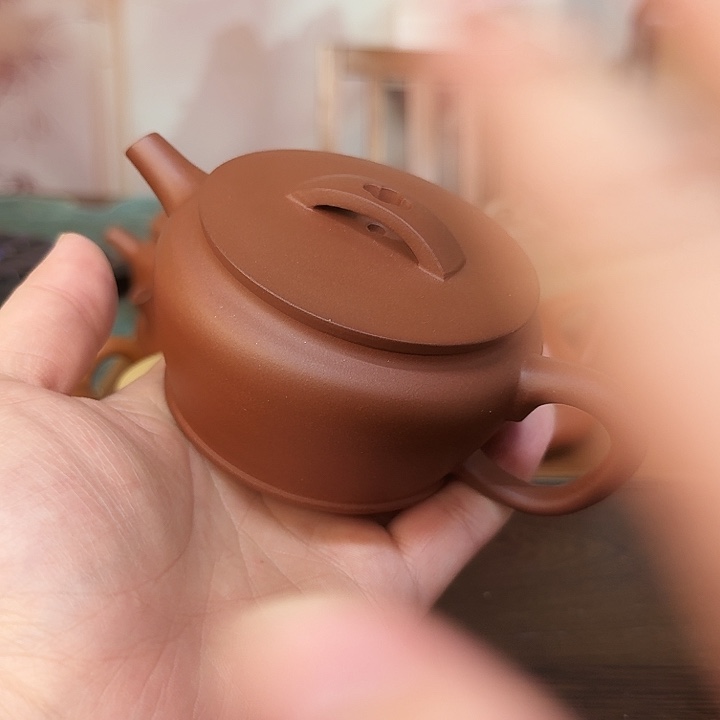 紫砂茶壶健健康康快快乐乐