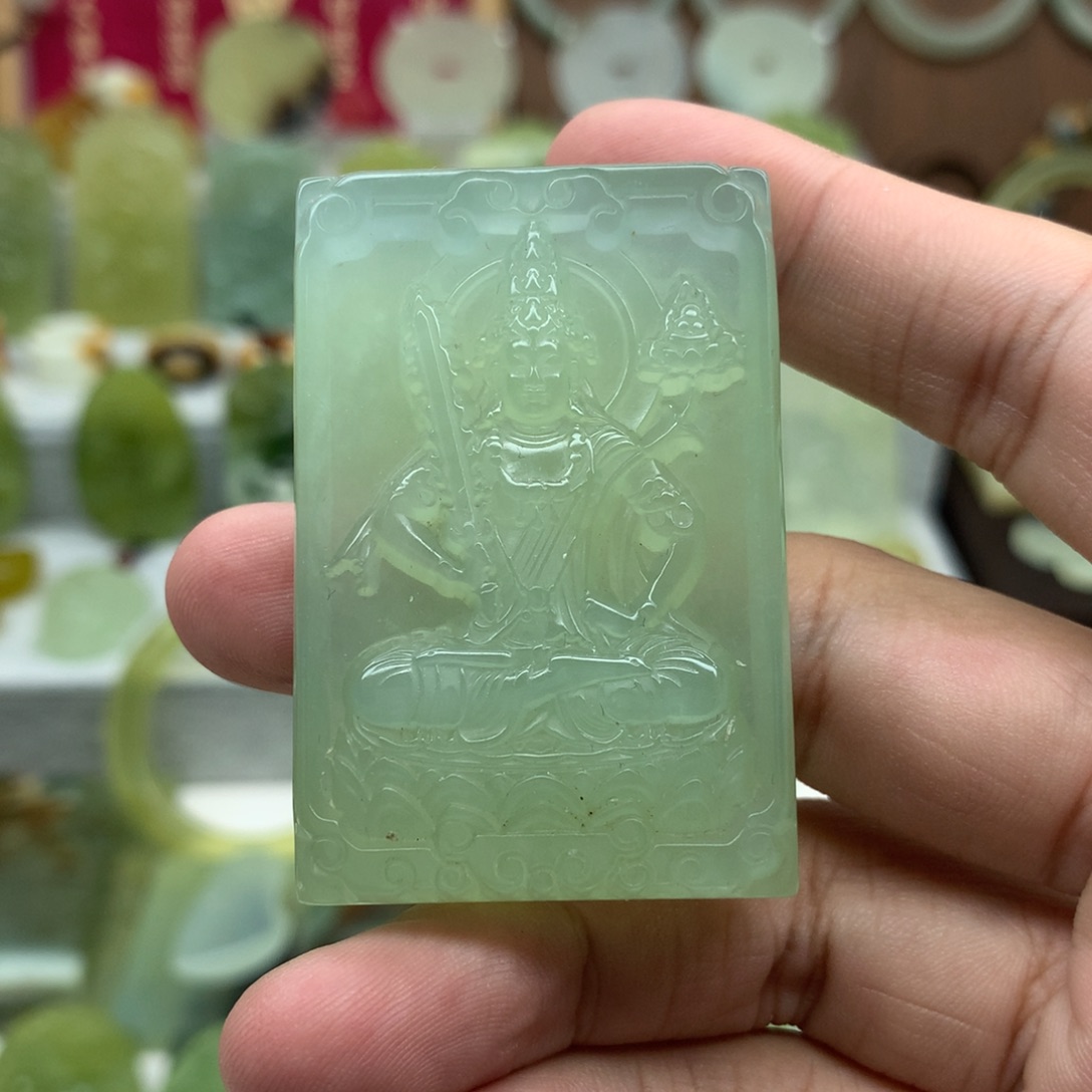 岫玉未镶嵌吊坠(不含链)