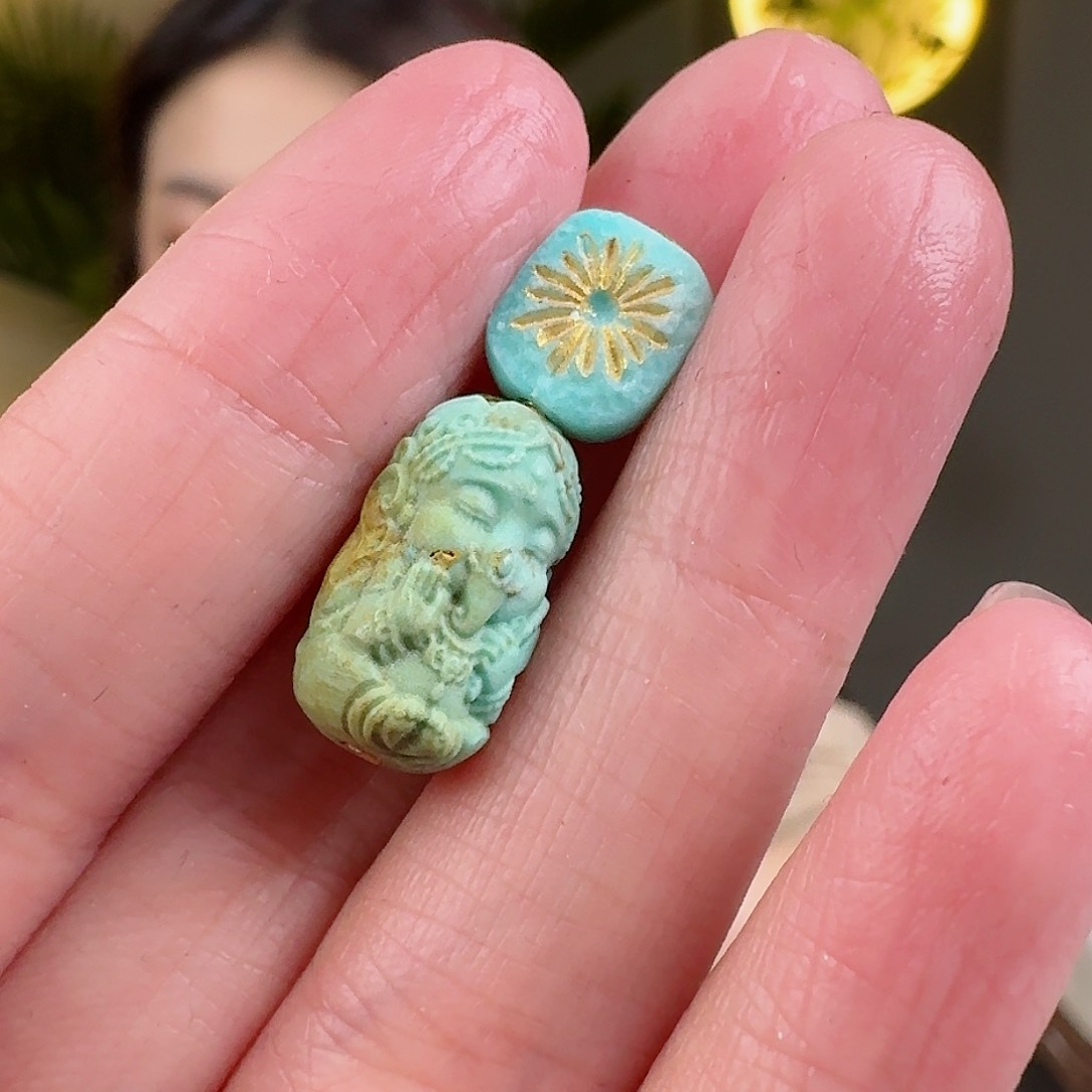 绿松石珠宝奇石未镶嵌