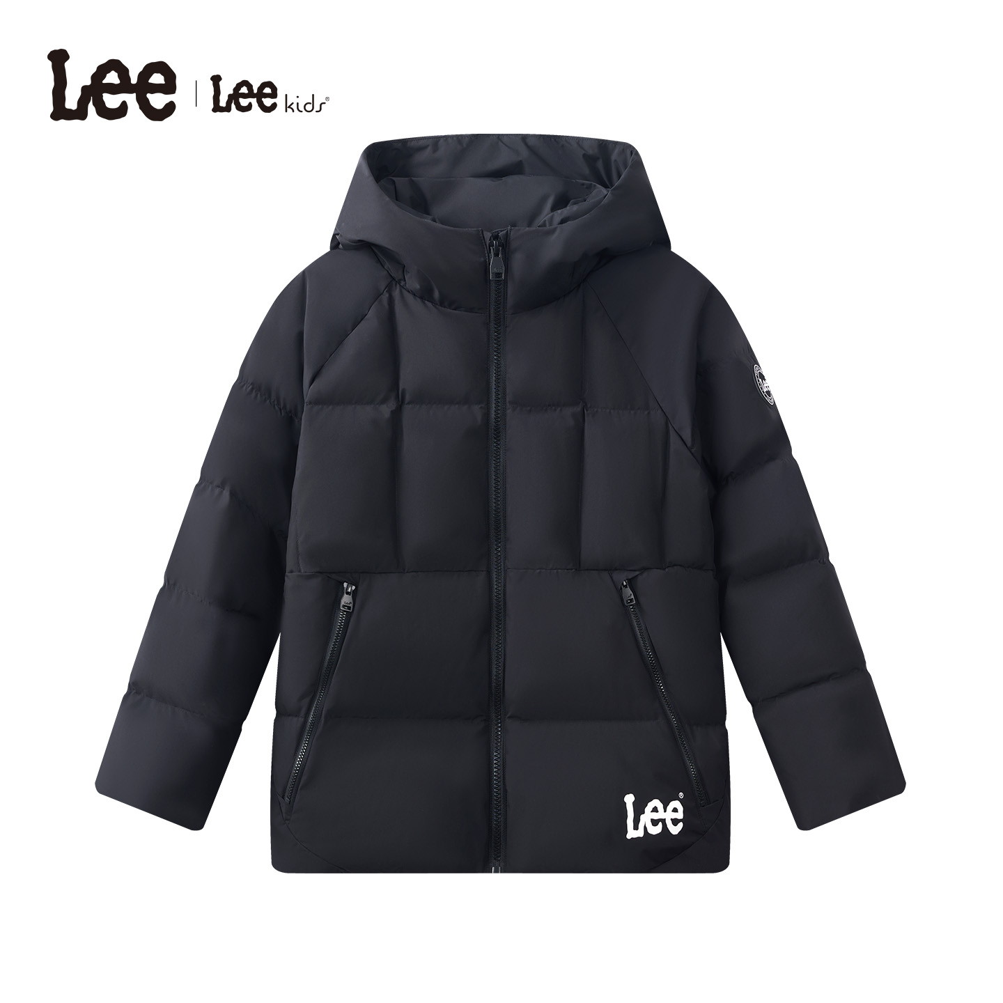 线下同款lee儿童短款中厚羽绒服保暖男女同款LK5X2WUT0181
