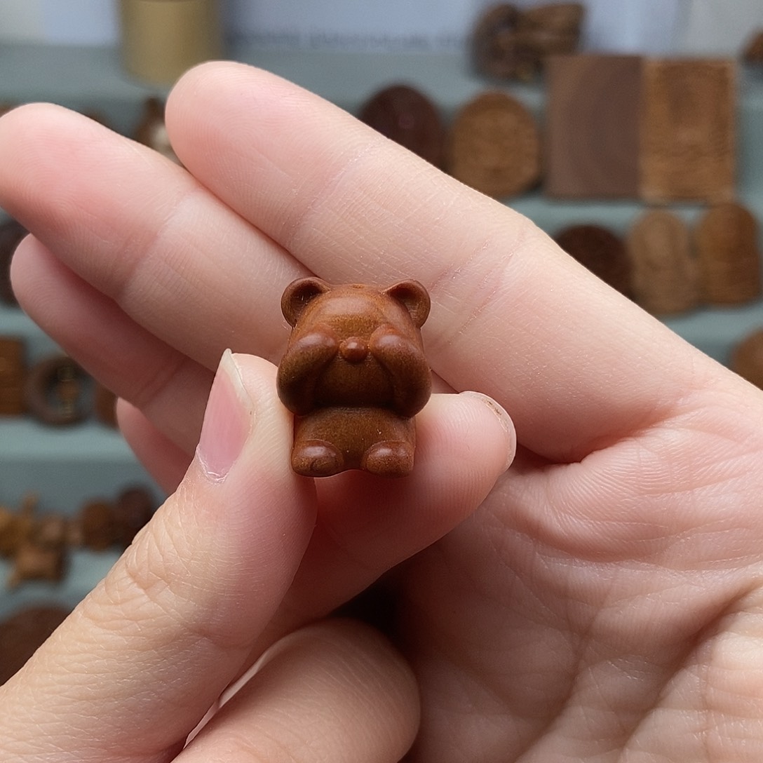 檀香木无事牌默认微瑕