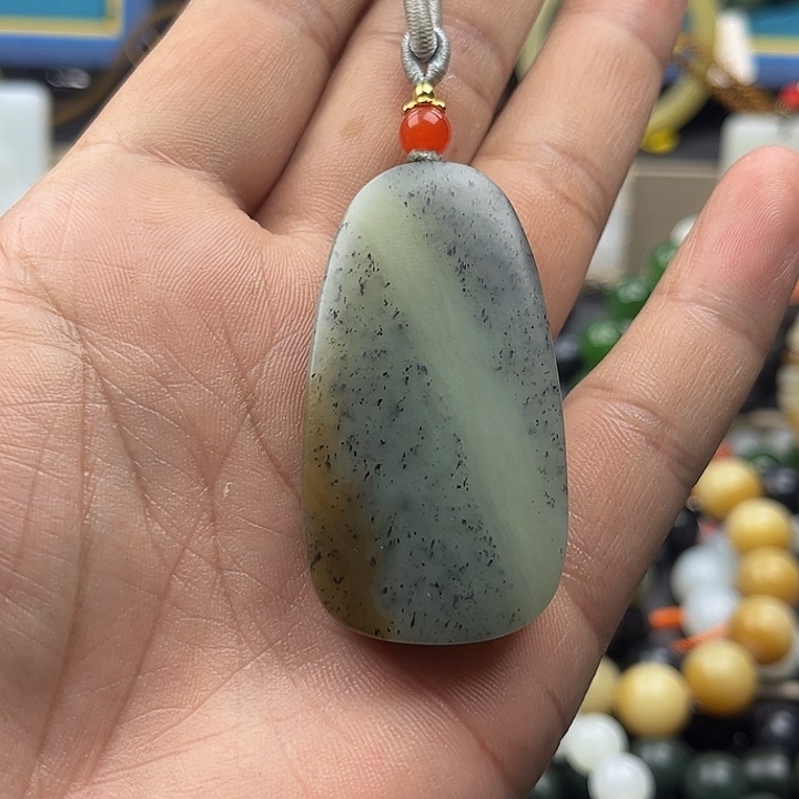 和田玉吊坠(不含链)未镶嵌从*