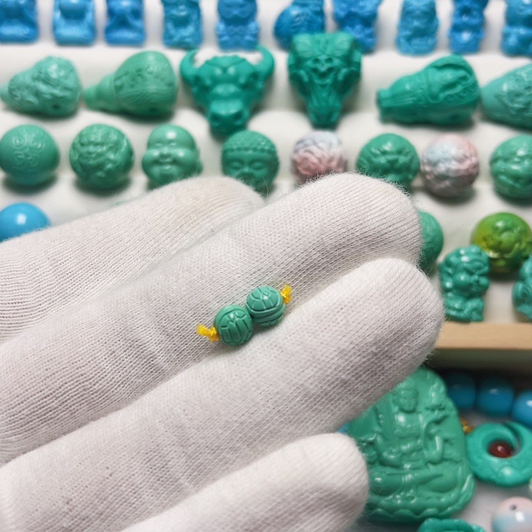 尺寸卡6雕刻富甲圆珠