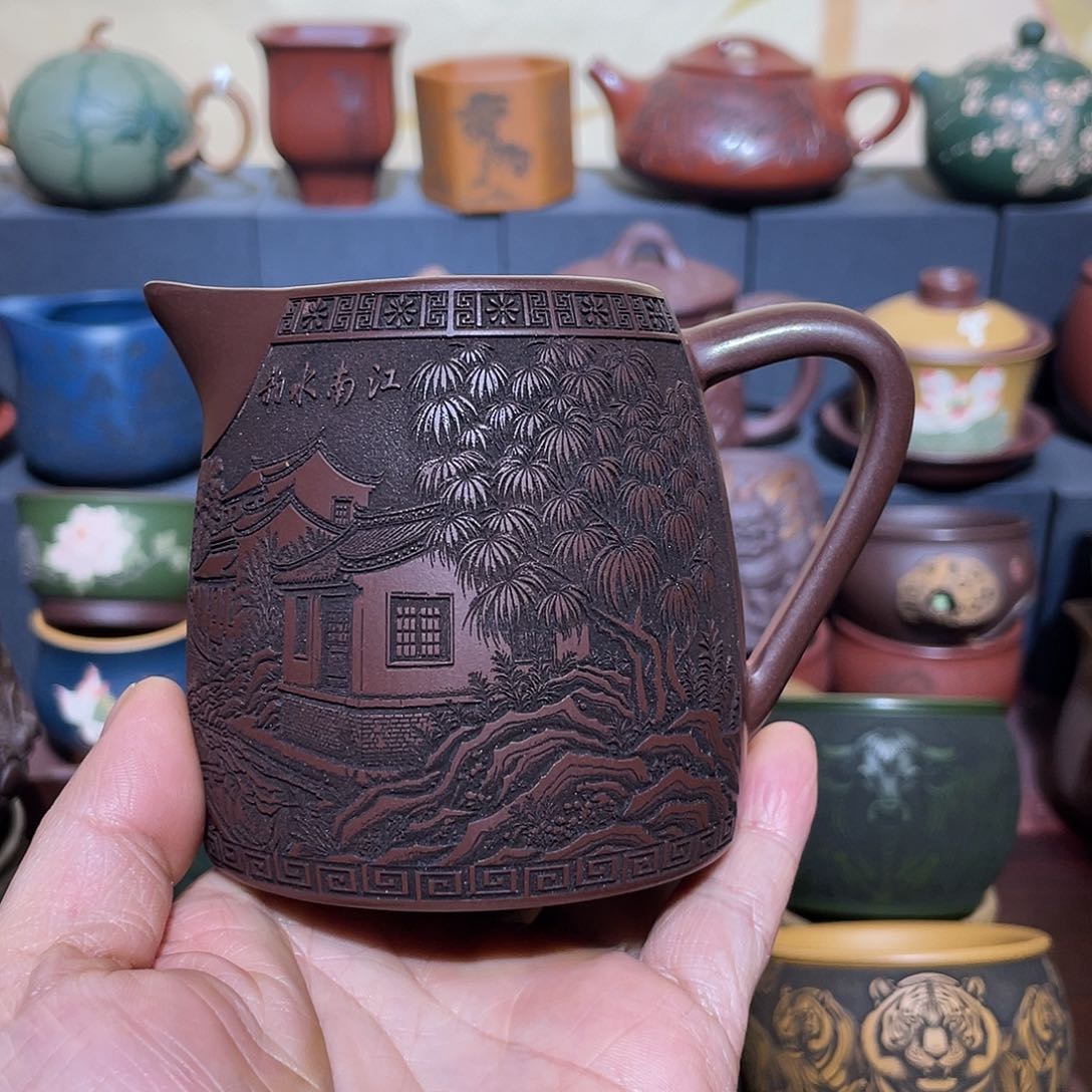 原矿紫砂手工主人杯