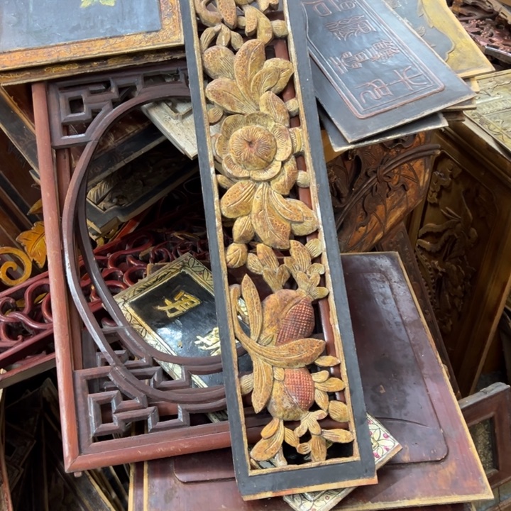 【闪购商品】香榧木丝**耳木雕花板艺术