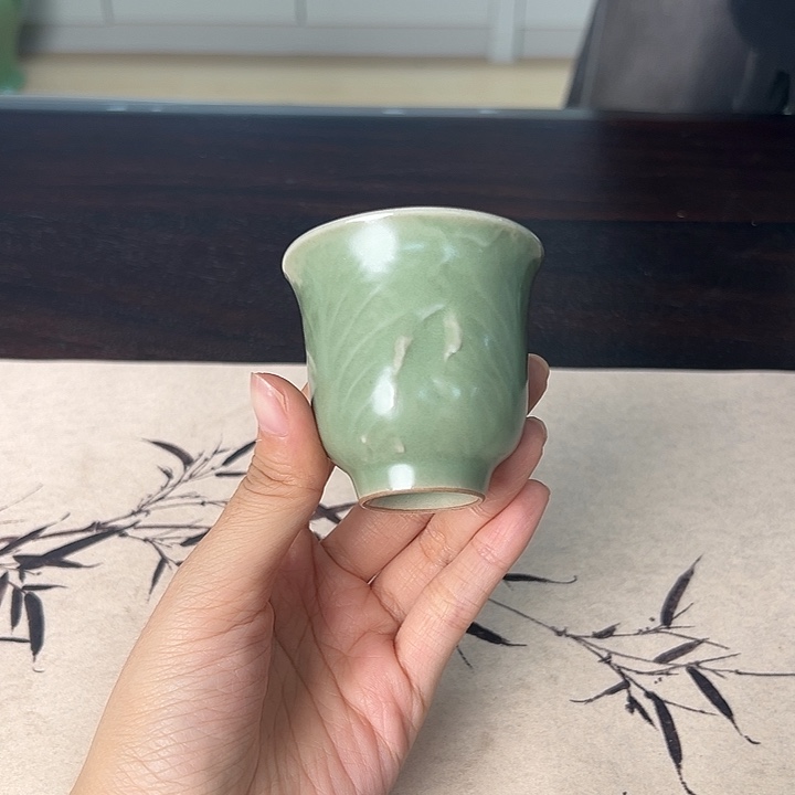 龙泉云间青瓷小米茶器