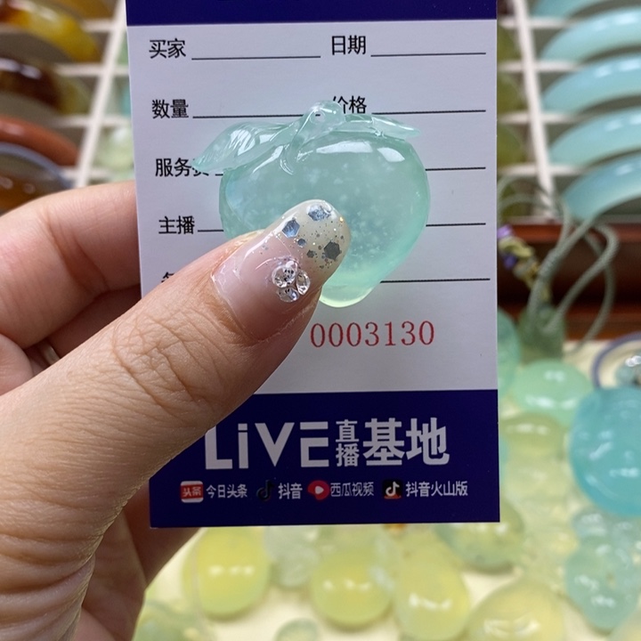 岫玉颈饰未镶嵌分****D颈饰