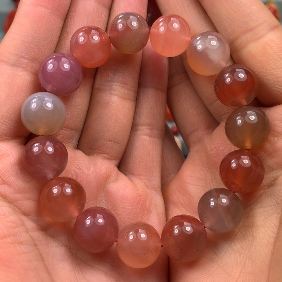 南红玛瑙手串未镶嵌